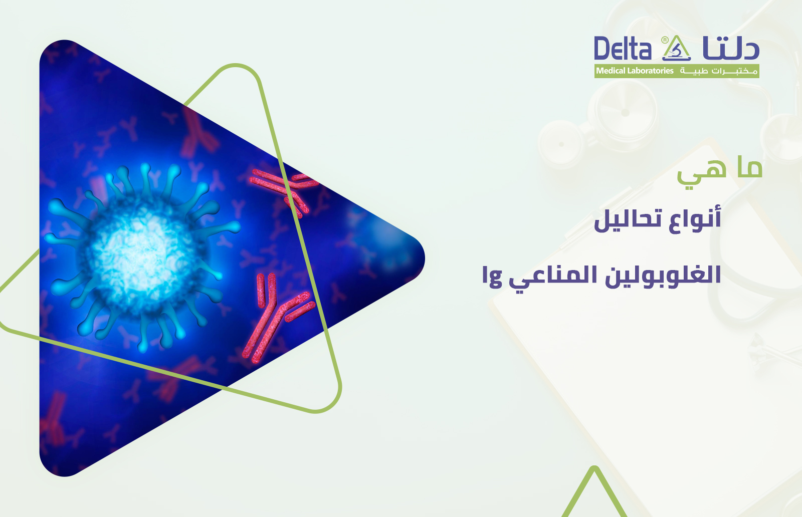 أنواع تحاليل الغلوبولين المناعي Ig