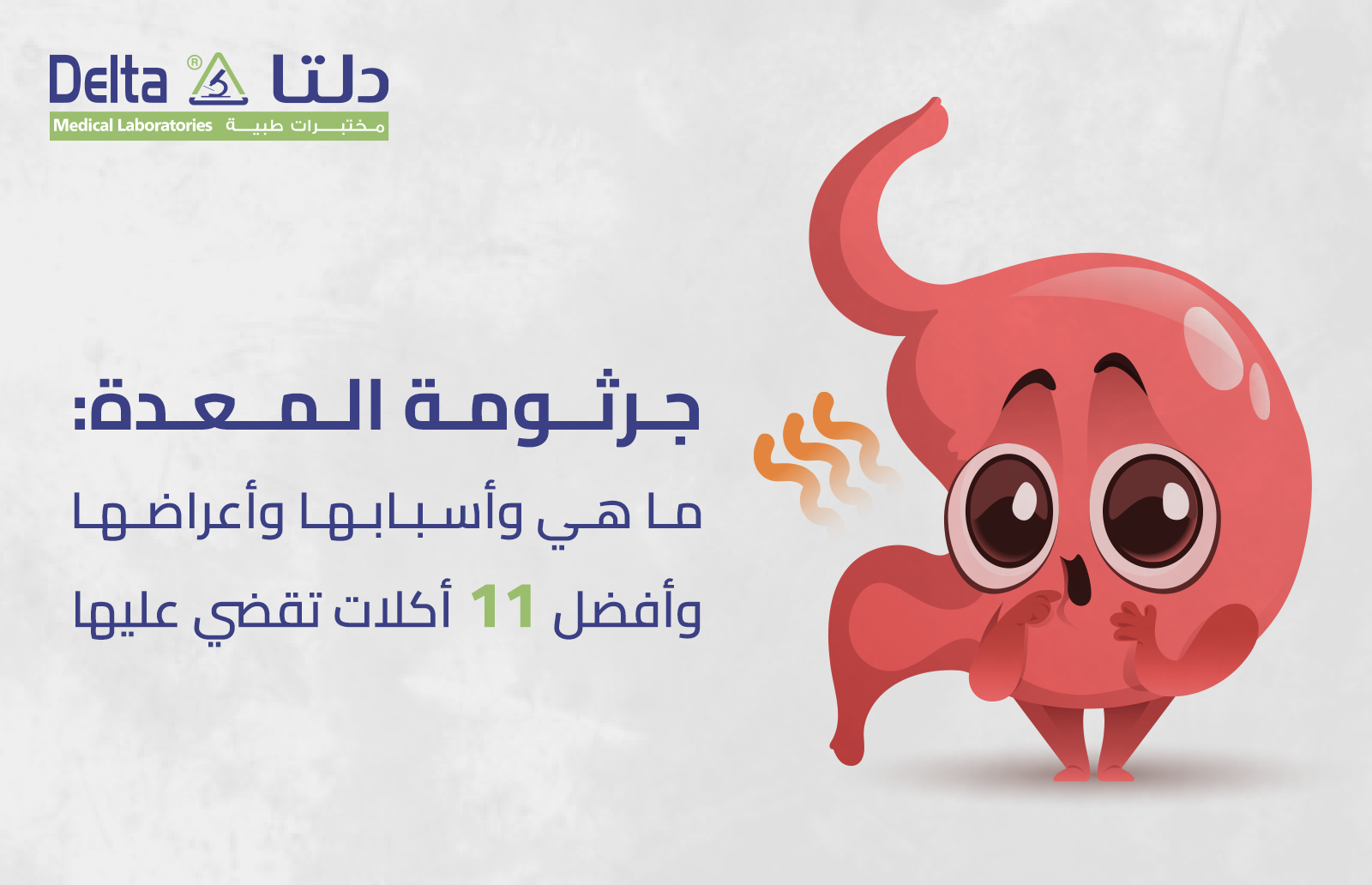 جرثومة المعدة ما هي وأسبابها وأفضل 11 أكلات تقضي عليها